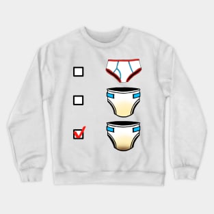 Underwear Preference Crewneck Sweatshirt